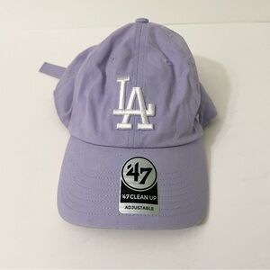 Los Angeles LA Dodgers 47 Urban Outfitters Hat Lilac Adjustable Cap